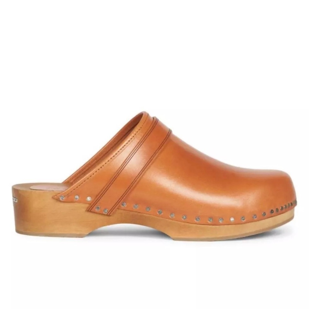 Isabel Marant Thalie Classic Clogs Shoes Natural Studded size 35 - Picture 7 of 16